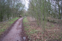 Himley station beginning of platform