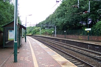 Smethwick Rolfe Street station viewed from Birmingham platform