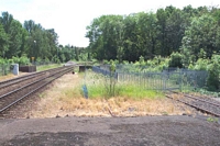 Stourbridge Junction station beyond buffer stops
