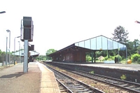 Stourbridge Junction station view from platform 3