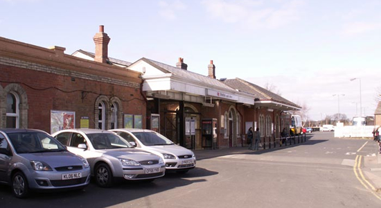 Stratford upon Avon station booking office