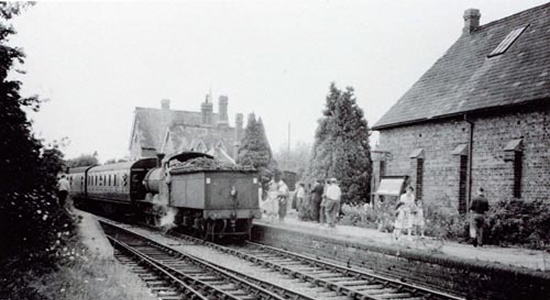 Upton-on-Severn station 1961 