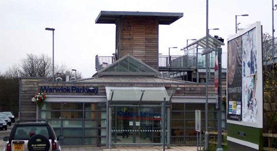 Warwick Parkway station booking office