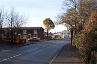 Old Hill High Street halt looking towards Old Hill from Garretts Lane