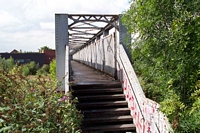 Redditch station footbridge