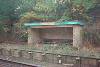 Smethwick West station looking towards Smethwick Galton Bridge