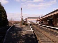 Stratford upon Avon station buffer stop