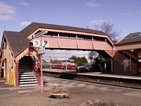 Stratford upon Avon station footbridge