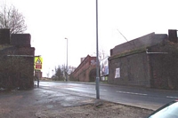 Windsor Street goods station truncated bridge link